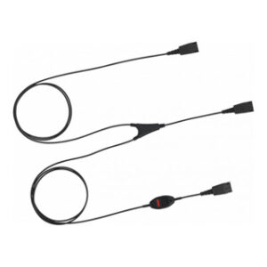 JABRA Improved QD supervisor cord or ‘Y cord’ fit in between the headset cable and the telephon