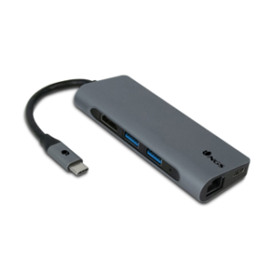 NGS DOCK 7 TO 1 USB-C 2USB A HDMI 4K LAN MICROSD ADAPTER 12M